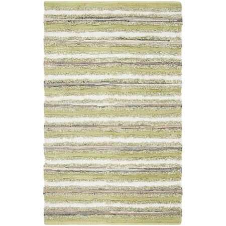 Safavieh Montauk Hand Woven Rectangle Area Rug Green & Multicolor - 8 x 10 ft. MTK951G-8